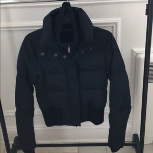 THEORY Down Jacket w/ sweater trim.